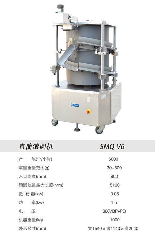 sinmag 新麦 直筒滚圆机 smq-v6