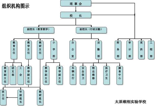 学校组织机构图