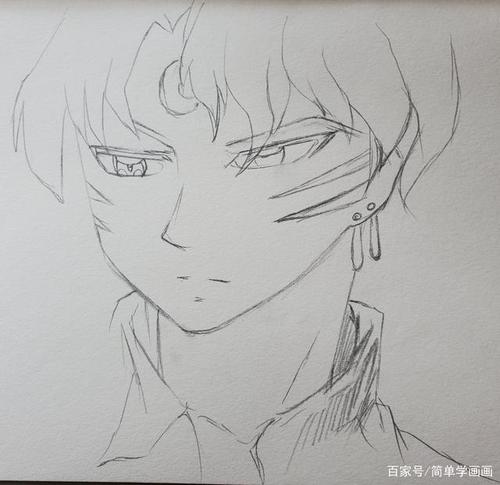 教你们简单画个动漫