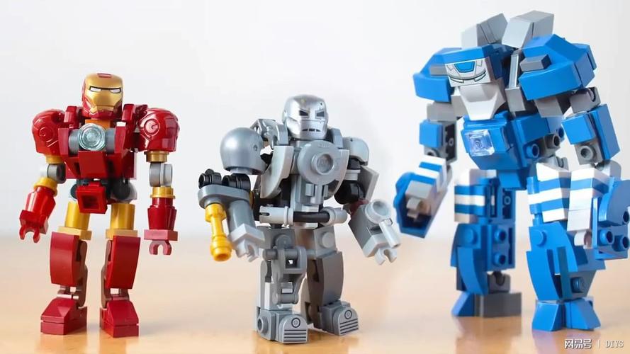 乐高机甲moc,积木铁人模型的拼装方法,难度2颗星!