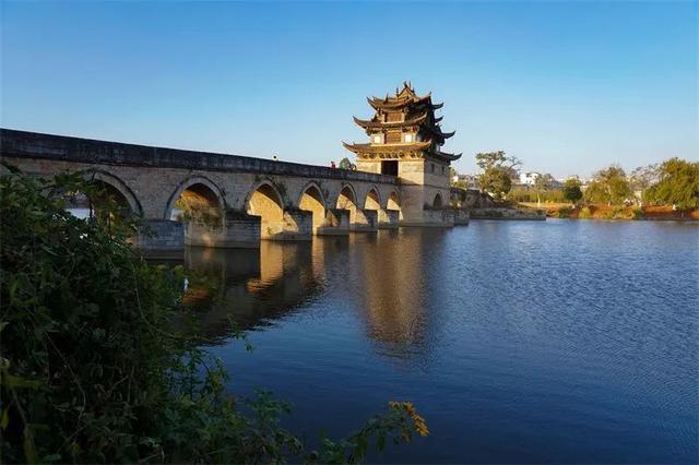 美景丨建水双龙桥云南第一古桥