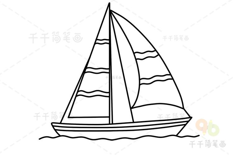 位置:>艺考>-儿童画>-儿童画画>-简笔画>-轻松画出帆船简笔画_帆船简