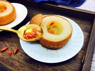 烤箱版 烤冰糖枸杞皇冠梨