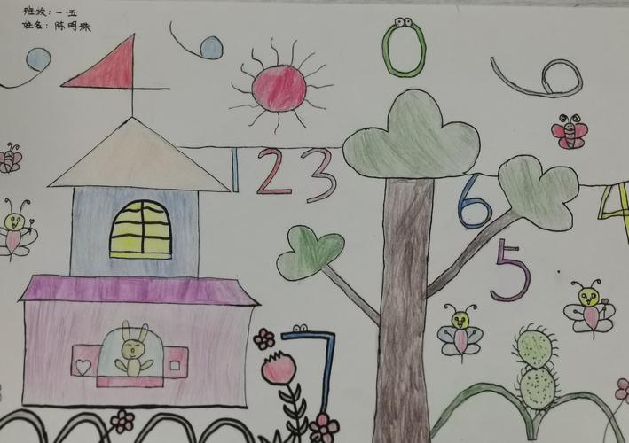 一年级.创意数字画