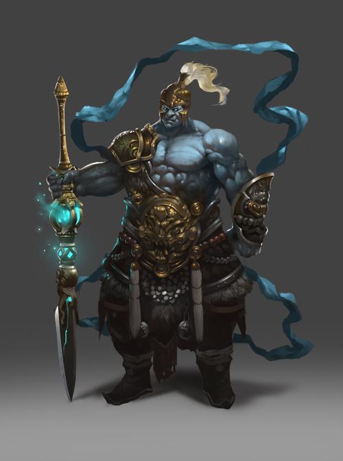 巨灵神|插画|游戏原画|画画的田园猫 - 原创作品