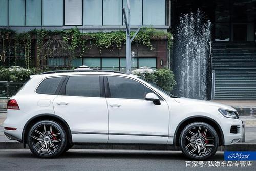 大众途锐改装21寸mmx轮毂案例