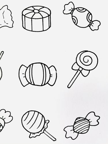 【简笔画】糖果96_简笔画_糖果_staedtler怎么样_画