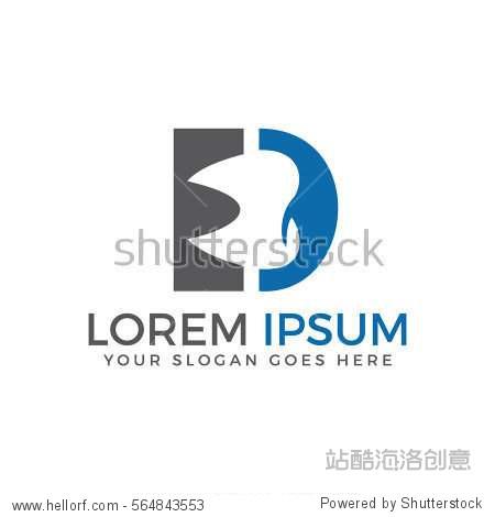 dental clinic logo. dentist logo vector design.