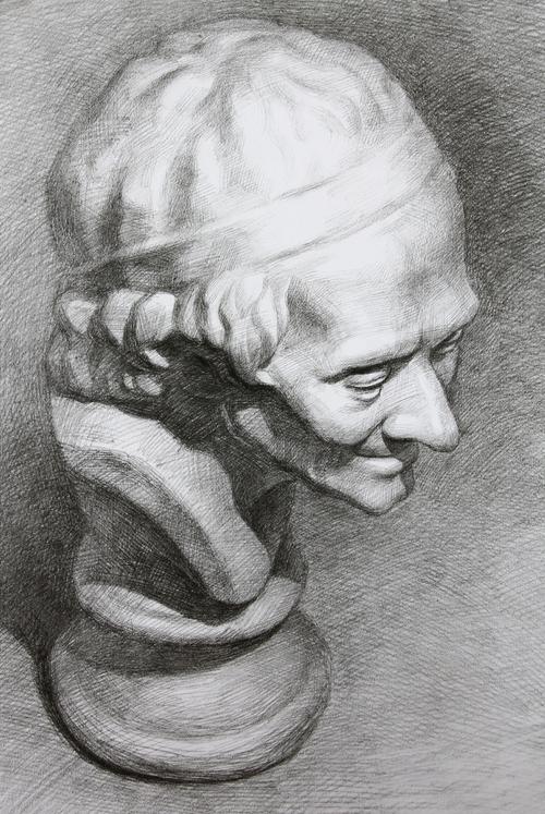素描石膏头像,素描石膏像,素描石膏像作品,素描石膏像图片