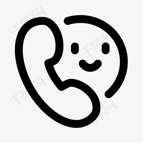 在线咨询黑色图标素材图片免费下载_高清psd_千库网