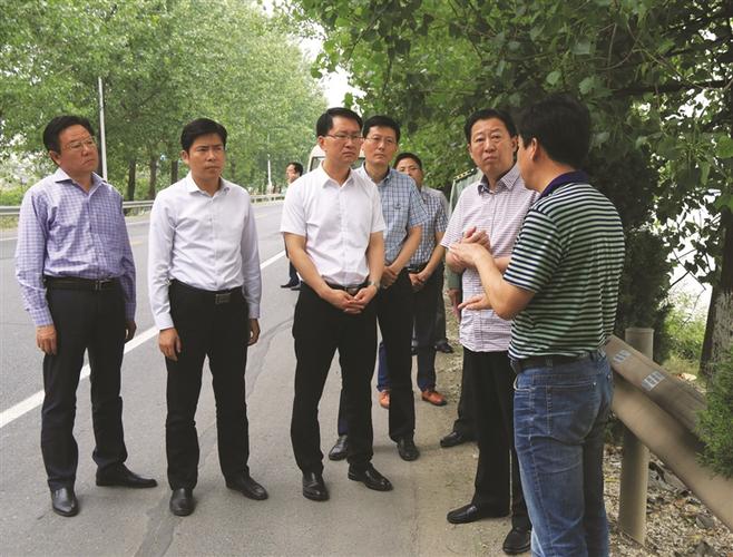 市长潘学元,市委副书记张新钢等检查防汛工作