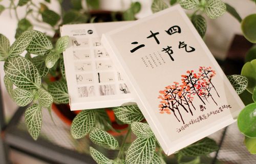 陌墨官方正品 mo盒装明信片 中国风24节气 30张
