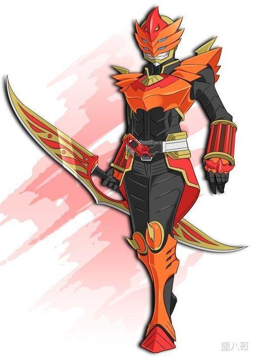 四个大神原创的帅气假面骑士,红色骑士像奥丁,白色骑士很个性