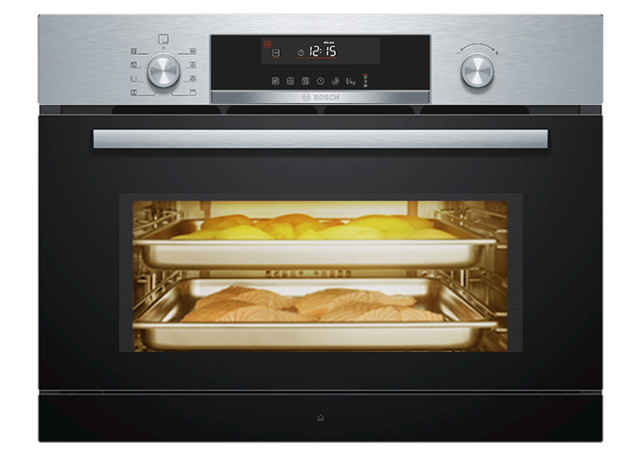 siemens西门子蒸烤箱一体机家用hs636gds1 颜色分类:不锈钢 黑晶