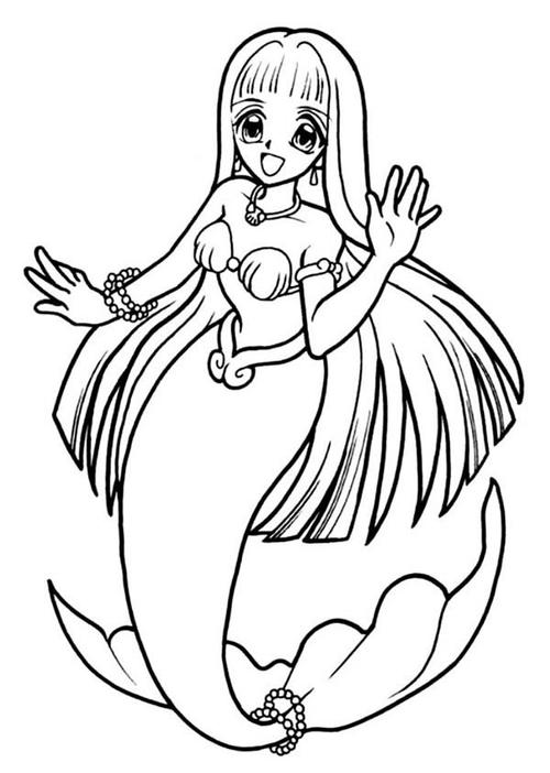 第十款:小学生画美人鱼 最简单第十一款:美人鱼的画法简笔画第十二款
