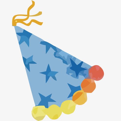 手绘/卡通 卡通元素 > 矢量蓝色生日帽素材  收藏 [声明] 觅元素所有