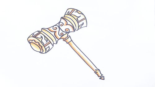 昊天锤怎么画
