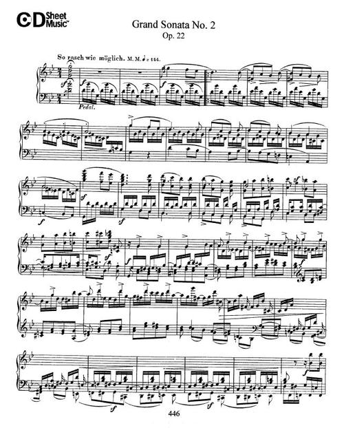 舒曼- 第2奏鸣曲-g小调 op.22