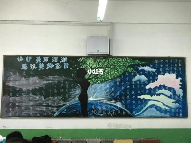 高中很重要的回忆啊_黑板报_华晨宇_水彩画_文化_阅读