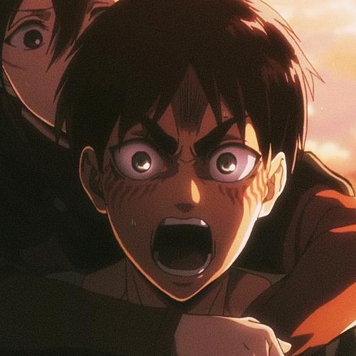 悲伤和决意怀揣在心中进击的巨人头像