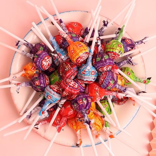 网红雅客天天棒棒糖散装水果味零食