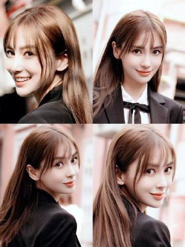 俩闺蜜剪了空气刘海,angelababy回到18岁当校花,杨幂瞬间老十岁