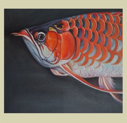 熊蒲前《金龙鱼》精品力作 布面油画 湖南师大硕士