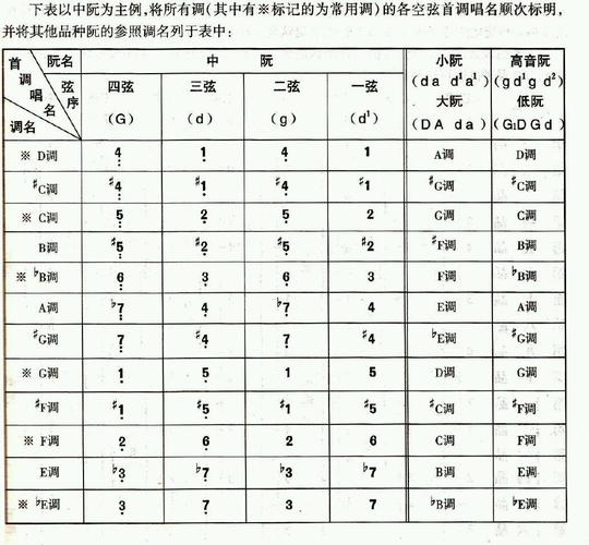 e调中阮的指法