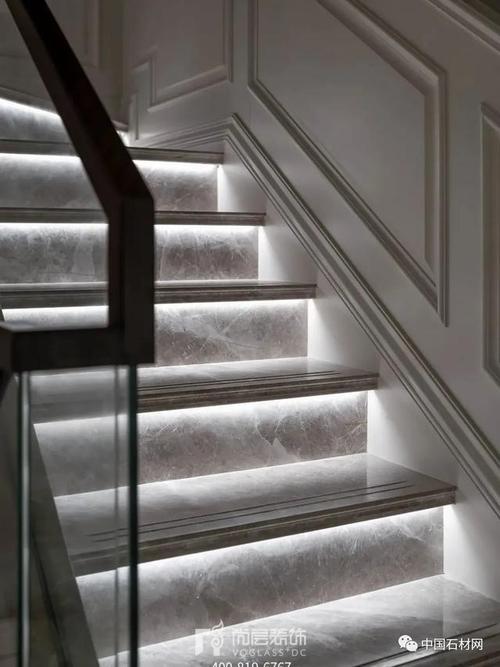 这些"惊为天人"的石材楼梯踏步设计,让你大开眼界|家装|大理石_网易
