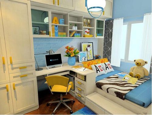 榻榻米房间效果图 儿童房榻榻米装修