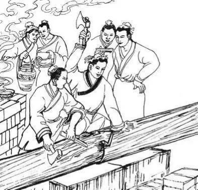 民间故事木匠让徒弟吃剩饭剩菜晚上鲁班托梦教如何是尊师重道