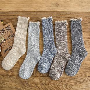 日系风毛线袜子