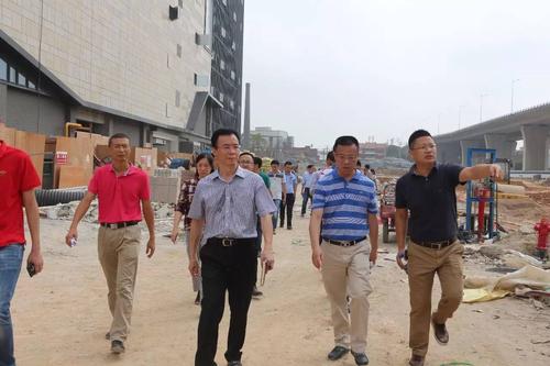 泉州市丰泽区区委领导考察东海泰禾广场
