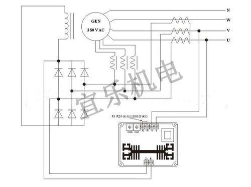 有刷发电机dx-8e相复励avr调压板三次谐波励磁式自动电压调节器