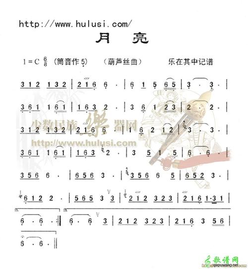 当前位置:查字典简谱网 >  正文 月亮        格式: 葫芦丝谱 上传