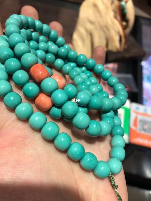 8mm精品老型珠绿松石_绿松石_文玩_手串_兴趣爱好