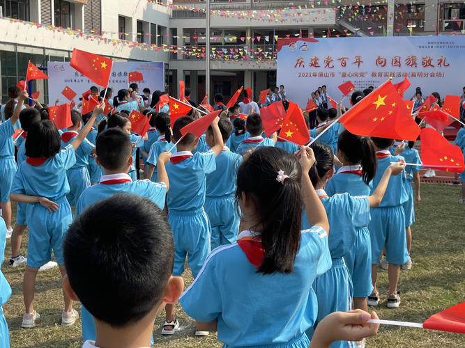 庆建党百年,向国旗敬礼