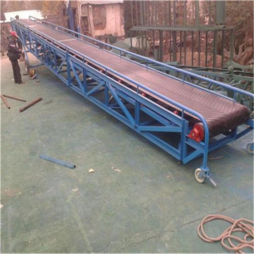 v型托辊两相电装卸车皮带机电动皮带输送机散物料装车传送带