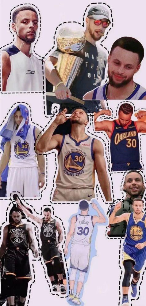 库里53分加冕勇士队史得分王丨nba篮球超清壁纸0413期