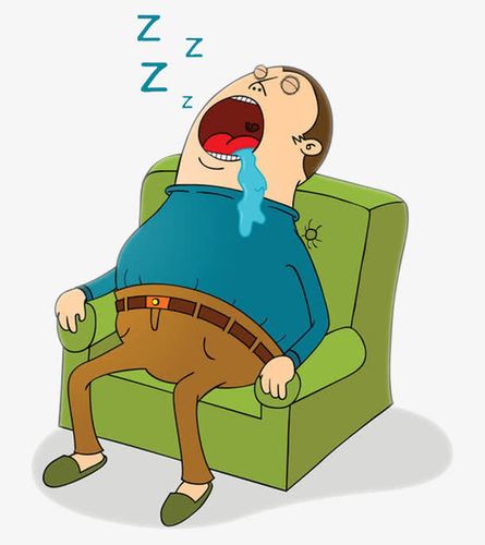 在沙发上睡着流口水的男孩简笔画,沙发,睡觉,睡着,放松,流口水,张嘴
