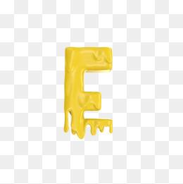 艺术字体英语字母e