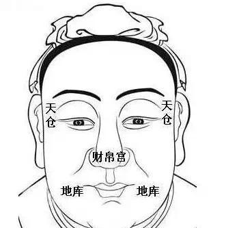 第二宫:财帛宫,包括天仓,地库,金甲,井灶.主察财运.