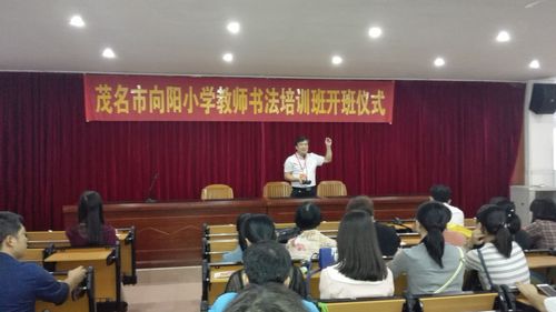 惠风和畅翰墨香——茂名市向阳小学举办教师书法培训班