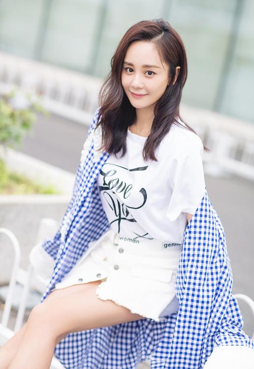 海陆初秋时尚搭配街拍写真图片