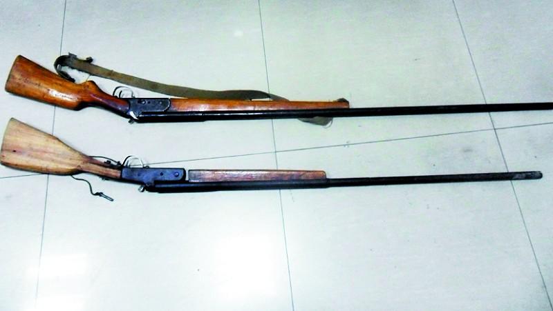 图文:爹爹家藏两杆猎枪