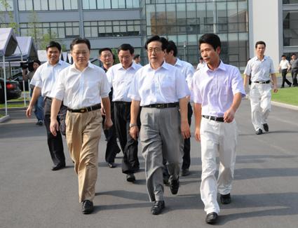 省委书记,省人大常委会主任赵洪祝,省委常委,秘书长李强一行来我市