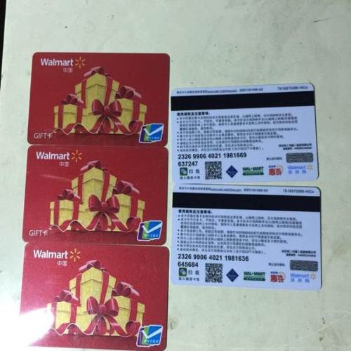 沃尔玛购物卡gift卡