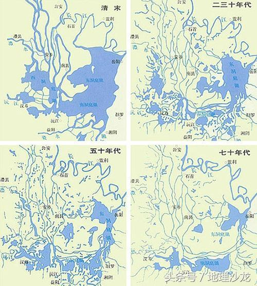 洞庭湖面积变化图