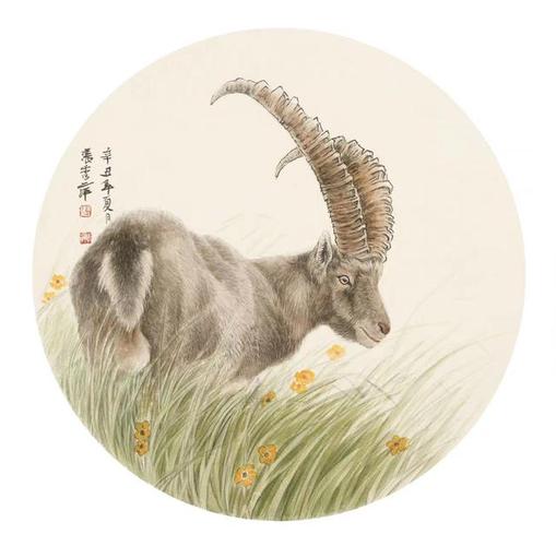张秀萍工笔国画羊作品集