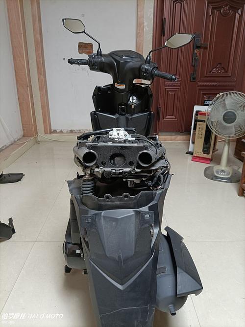 福禧as125拆车详细教程换牌照支架